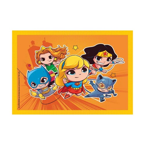 As Clementoni Παιδικό Παζλ 4 in 1 Supercolor DC Comics Super Friends 12-16-20-24 τμχ (1200-21520)