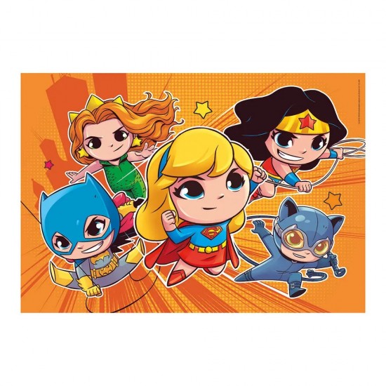 As Clementoni Παιδικό Παζλ Supercolor DC Comics Super Friends 2x60 τμχ (1200-21624)