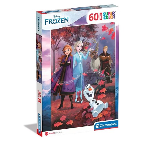 As Clementoni Παιδικό Παζλ Maxi Supercolor Disney Frozen II 60 τμχ (1200-26474)