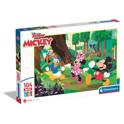 As Clementoni Παιδικό Παζλ Maxi Supercolor Disney Mickey And Friends 104 τμχ (1210-23772)