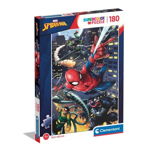 As Clementoni Παιδικό Παζλ Supercolor Marvel Spiderman 180 τμχ (1210-29782)