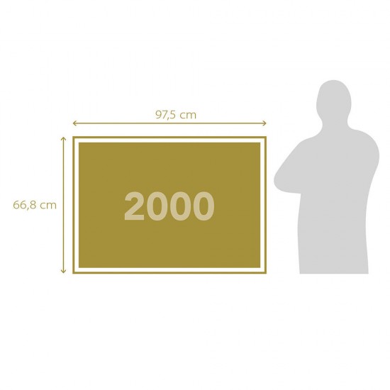 As Clementoni Puzzle Museum Collection Μποττιτσέλλι: Η Γέννηση της Αφροδίτης 2000 pcs (1220-32572)