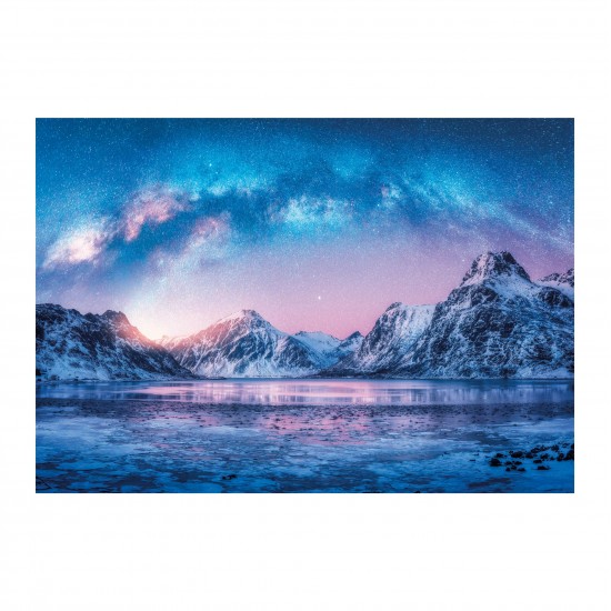 As Clementoni Παζλ Peace Puzzles Light Blue 500 τμχ (1220-35116)