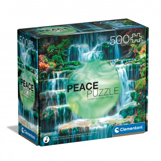 As Clementoni Παζλ Peace Puzzles The Flow 500 τμχ (1220-35117)