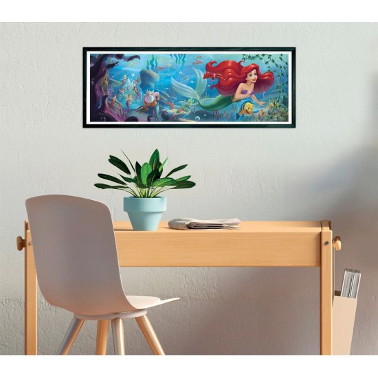 As Clementoni Παζλ Panorama Disney Η Μικρή Γοργόνα 1000 τμχ (1220-39658)