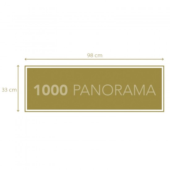 As Clementoni Παζλ Panorama Disney Πριγκίπισσες 1000 τμχ (1220-39722)
