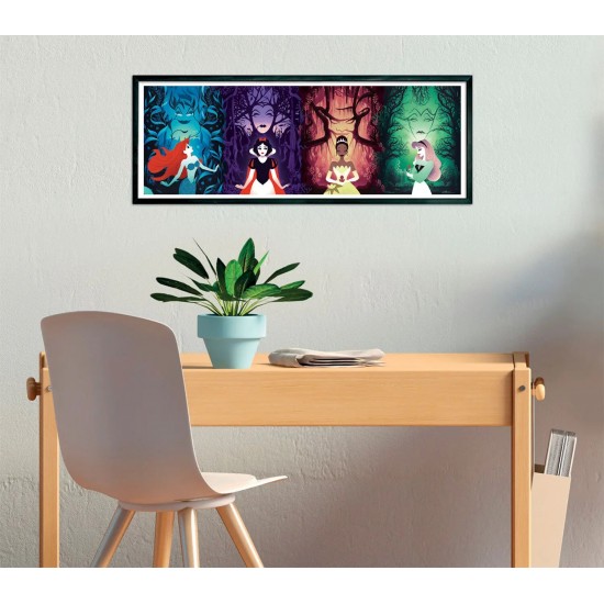 As Clementoni Παζλ Panorama Disney Πριγκίπισσες 1000 τμχ (1220-39722)