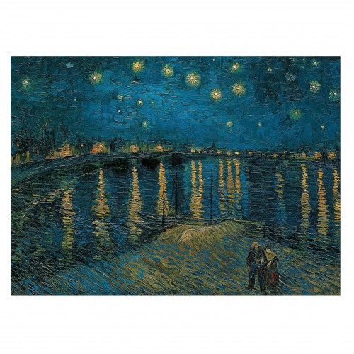 As Clementoni Παζλ Museum Collection Van Gogh: Έναστρη Νύχτα Πάνω Από Το Ρήνο 1000 τμχ (1260-39344)