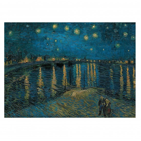 As Clementoni Παζλ Museum Collection Van Gogh: Έναστρη Νύχτα Πάνω Από Το Ρήνο 1000 τμχ (1260-39789)
