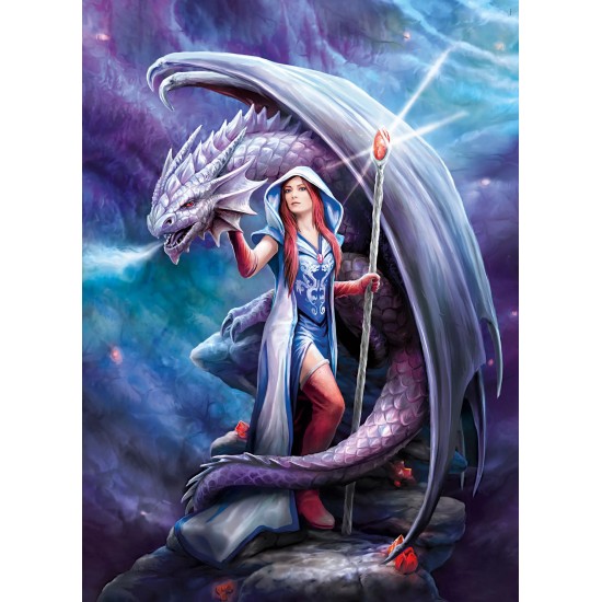 As Clementoni Παζλ Anne Stokes Dragon Mage 1000 τμχ (1260-39525)