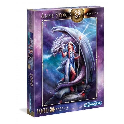 As Clementoni Παζλ Anne Stokes Dragon Mage 1000 τμχ (1260-39525)