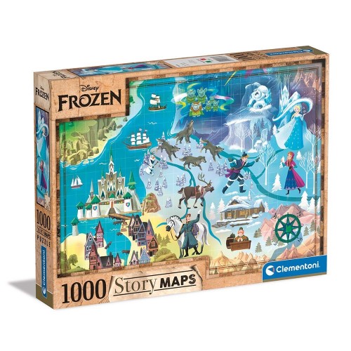 As Clementoni Παζλ Story Maps Frozen 1000 τμχ (1260-39666)
