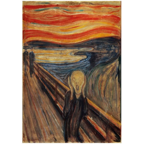 Clementoni Παζλ 1000 Museum Munch - Η Κραυγή - Compact Box (1260-39791)