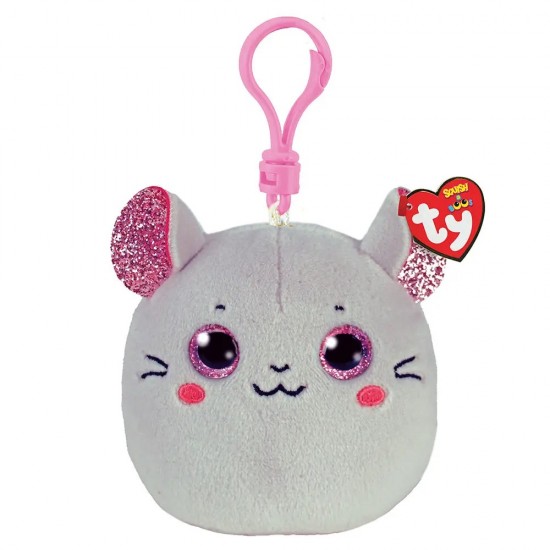 As TY Squishy Beanies Catnip Χνουδωτό Κλιπ Ποντικάκι Γκρι (1607-39570) As TY Squishy Beanies Catnip Χνουδωτό Κλιπ Ποντικάκι Γκρι (1607-39570)
