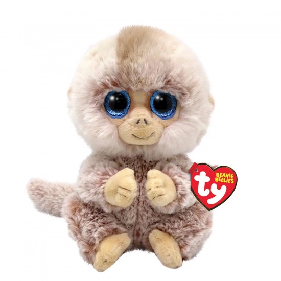 As TY Beanie Bellies Stubby Χνουδωτό Μαϊμουδάκι Καφέ 15εκ. (1607-41036)