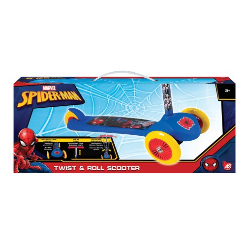 AS Παιδικό Πατίνι Twist N Roll Marvel Spiderman Για 3 Χρονών και άνω (5004-50218)