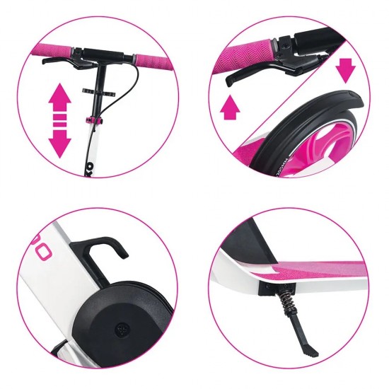 As Shoko Παιδικό Πατίνι BW 200 Plus Με 2 Ρόδες 200mm Σε Φούξια Χρώμα Για 8+ Χρονών (5004-50521)