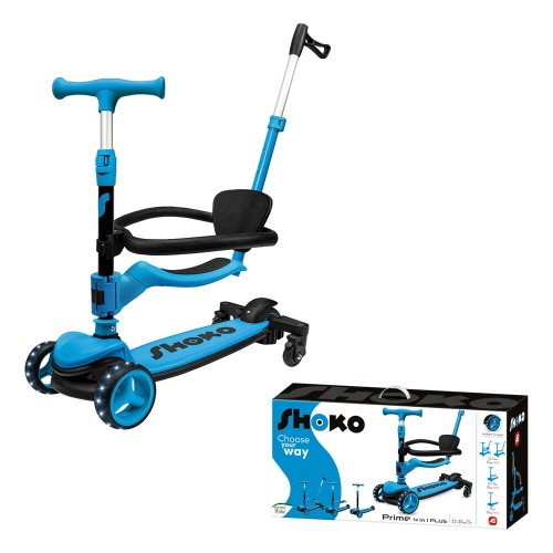 AS Shoko Παιδικό Πατίνι Prime 4 In 1 Plus Σε Μπλε Χρώμα Για 12 Μηνών και άνω (5004-50522)