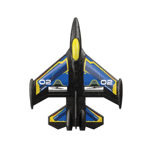 As Silverlit Flybotic Sonic Evo Τηλεκατευθυνόμενο Αεροπλάνο Μπλε Για 8+ Χρονών με Λαμπάδα (7530-85741)