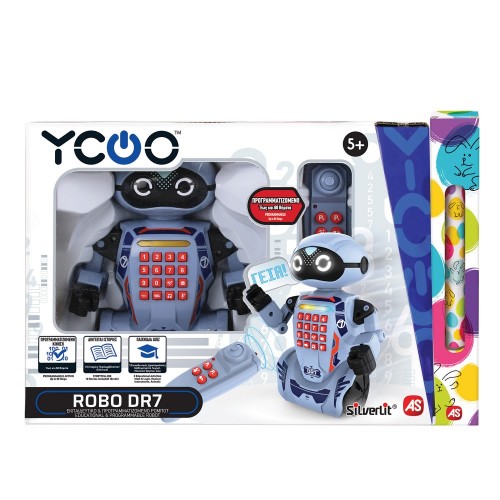 As Τηλεκατευθυνόμενο Ρομπότ Yogo Robot DR7 με Λαμπάδα (7530-88046)