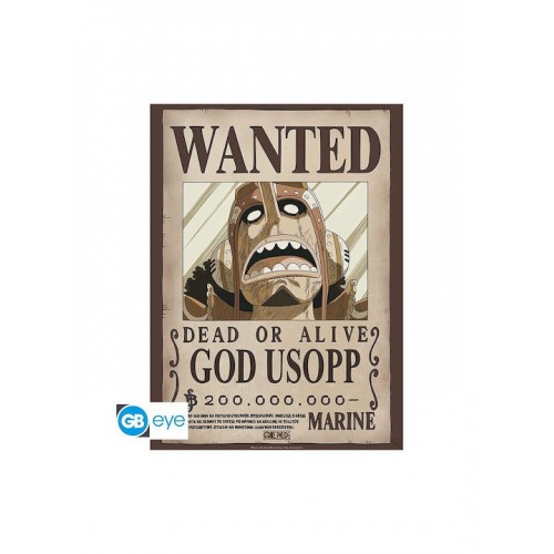 Abysse One Piece Wanted God Usopp Poster Chibi 52x38cm (GBYDCO232)