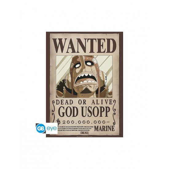 Abysse One Piece Wanted God Usopp Poster Chibi 52x38cm (GBYDCO232)