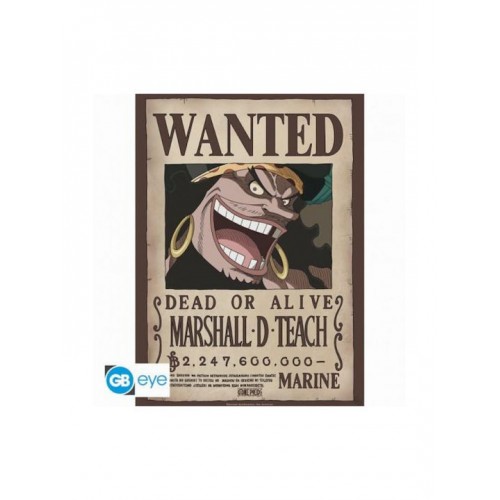 Abysse One Piece Wanted Blackbeard Poster Chibi 52x38cm (GBYDCO267)
