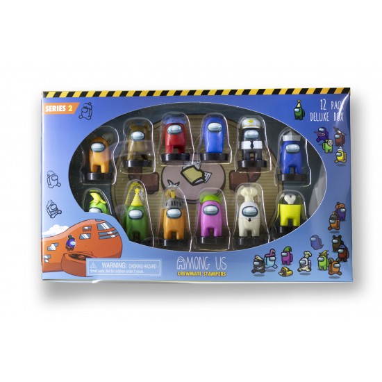 P.M.I. Among Us Crewmate Stampers 12 Pack Deluxe Box (S2) (AU5265)