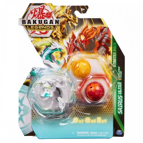 Spin Master Bakugan Legends: Sairus Ultra - Auxillataur & Cycloid Starter Pack (20140287)