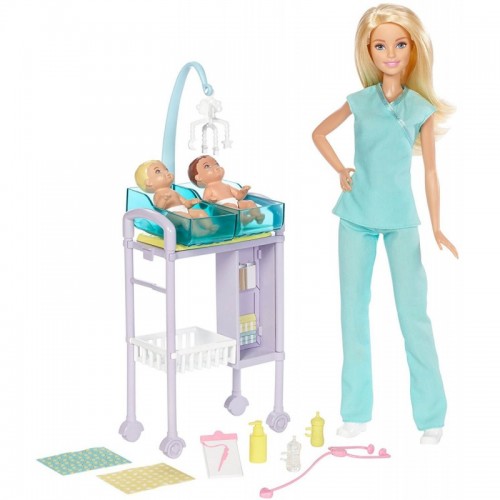 Mattel Barbie Παιδίατρος Σετ Παιχνιδιού (GKH23)