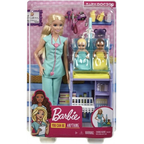 Mattel Barbie Παιδίατρος Σετ Παιχνιδιού (GKH23)