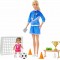 Mattel Barbie Σετ Προπονήτρια Ποδοσφαίρου Ξανθιά (GLM53/GLM47)