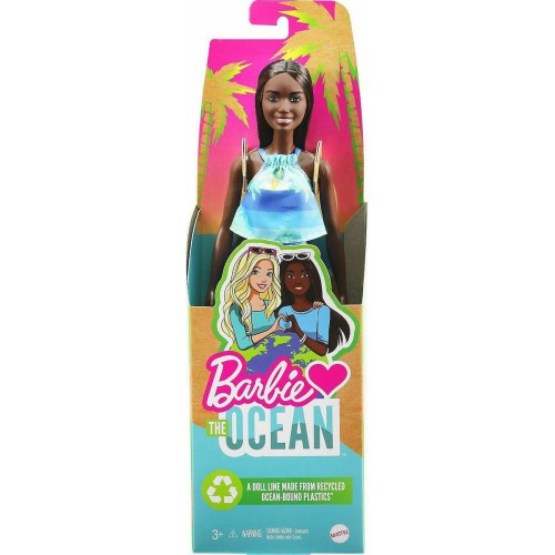 Mattel Barbie Loves The Planet - Barbie Loves The Ocean Μελαχρινα Μαλλια (GRB35/GRB37)