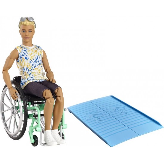 Mattel Barbie Ken Fashionistas Με Αναπηρικό Αμαξίδιο (GWX93)