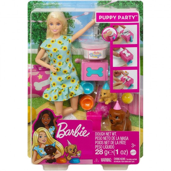 Mattel Barbie - Σκυλάκια Πάρτι Γενεθλίων (GXV75)
