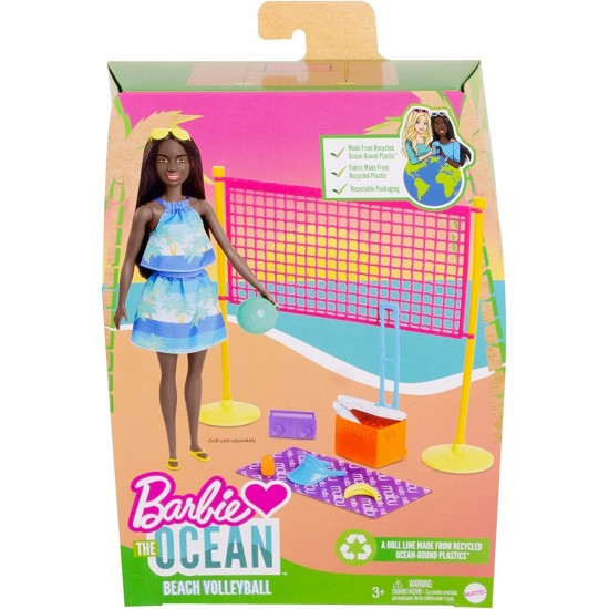 Mattel Barbie Loves The Ocean Volleyball Story Starter Σετ για παιχνίδι με κούκλες (GYG18)