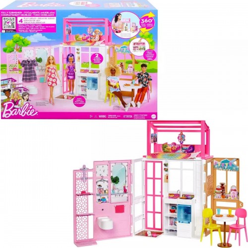 Mattel Σπιτάκι - Βαλιτσάκι Barbie (HCD47)