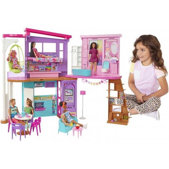 Mattel Barbie Vacation House Playset (HCD50)