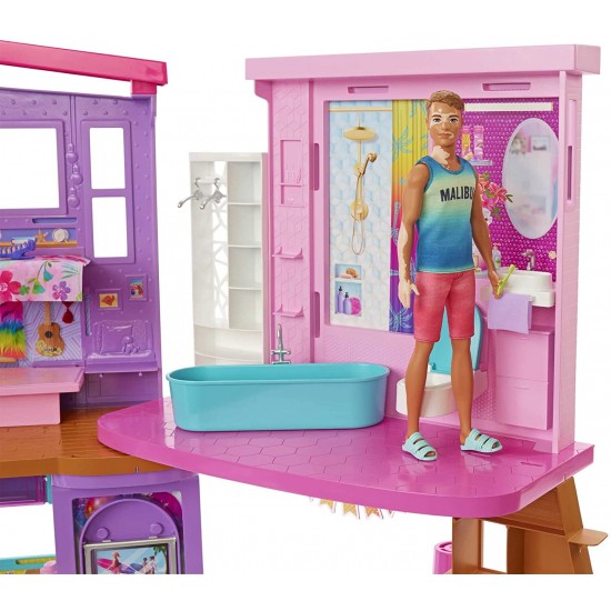 Mattel Barbie Vacation House Playset (HCD50)