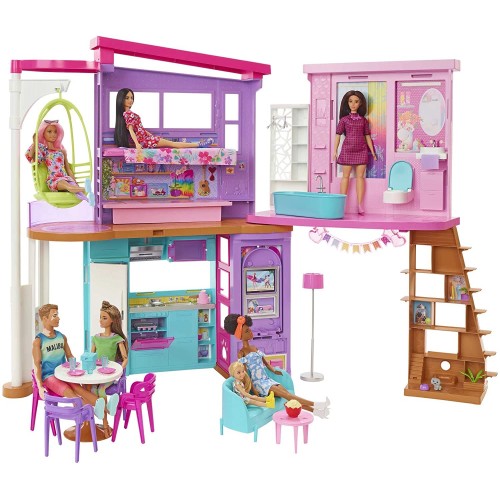 Mattel Barbie Vacation House Playset (HCD50)