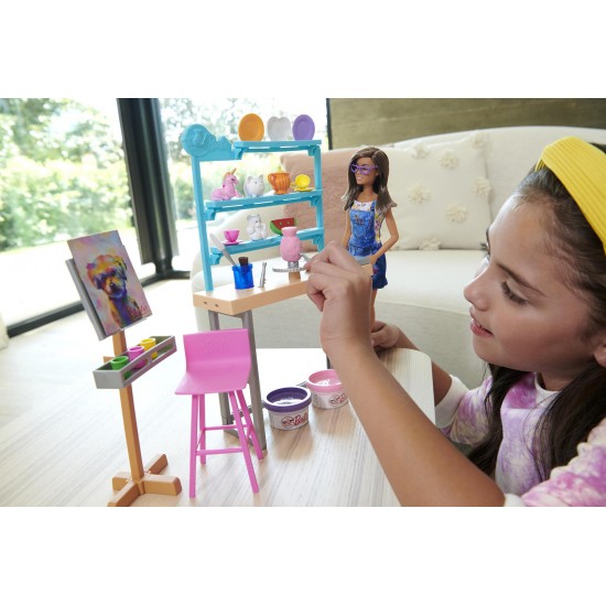 Mattel Barbie Στούντιο Ζωγραφικής (HCM85)