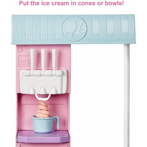 Mattel Barbie Ice Cream Shop Εργαστήριο Παγωτού (HCN46)