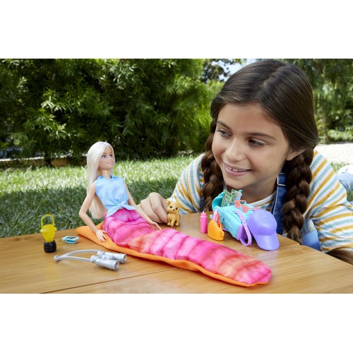 Mattel Barbie Family Camping Malibu Κούκλα (HDF73)