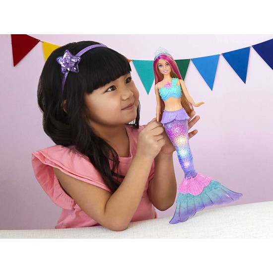 Mattel Barbie Dreamtopia Twinkle Lights Mermaid Doll (HDJ36)