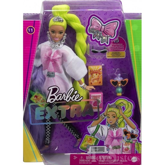 Mattel Barbie Extra Doll - Neon Green Hair (HDJ44)