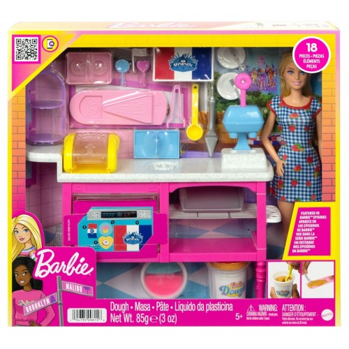 Mattel Barbie Νέα Καφετέρια με Κούκλα (HJY19)