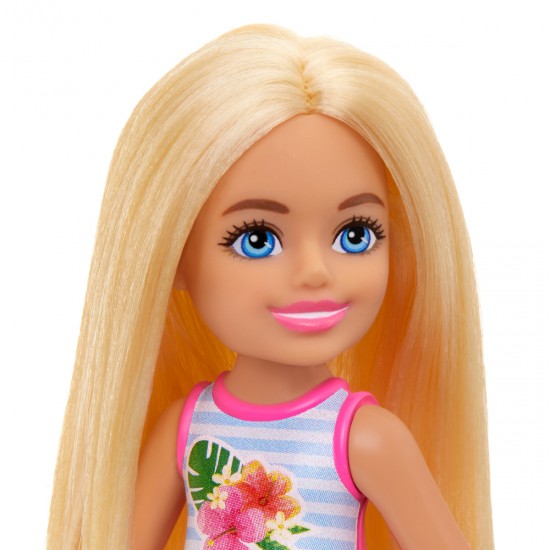 Mattel Barbie®: Club Chelsea Beach Doll with Flower Swimsuit (HTK25) Mattel Barbie®: Club Chelsea Beach Doll with Flower Swimsuit (HTK25)