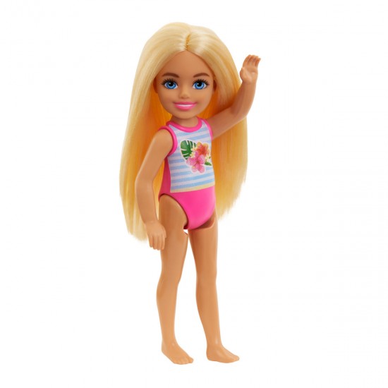 Mattel Barbie®: Club Chelsea Beach Doll with Flower Swimsuit (HTK25) Mattel Barbie®: Club Chelsea Beach Doll with Flower Swimsuit (HTK25)