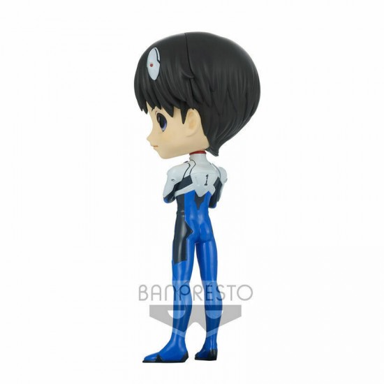 Banpresto Q Posket: Evangelion New Theatrical Edition - Shinji Ikari (Plugsuit Style) (Ver.A) Figure (14cm) (18353)
