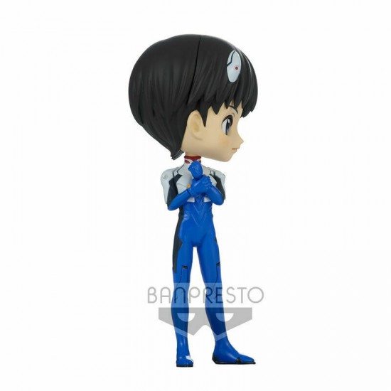 Banpresto Q Posket: Evangelion New Theatrical Edition - Shinji Ikari (Plugsuit Style) (Ver.A) Figure (14cm) (18353)